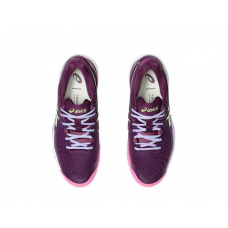 TÊNIS ASICS GEL RESOLUTION 9 PADEL - DEEP MAUVE/LIME GREEN